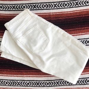 Everlane High Rise Skinny Jeans - White Denim